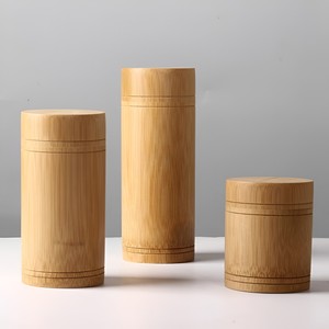 Caja de Té de Bambú con Tapa de Vietnam, Tubos Biodegradables Hechos a Mano, Precio de Fábrica - Product Image 1
