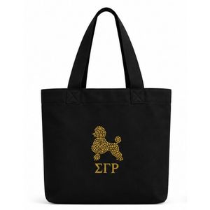 Bolsa de Mano Personalizada para Mujer, con Logotipo Bordado Premium, Bolsa de Hombro Casual, Reutilizable, para Compras, para la Universidad - Product Image 1