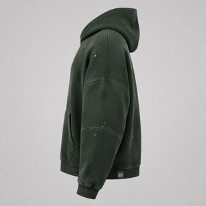 Sudadera de Alta Calidad Active Squad, Mezcla de Algodón, Lavado Ácido, con Cierre, Resistente al Viento, Impermeable y Transpirable, Serie High Street - Product Image 6