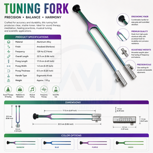 Diapason de précision Al Mida Healthcare, instrument médical de classe I, certifié CE, norme de sécurité ISO13485, utilisation manuelle en chirurgie - Product Image 6