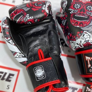 Guantes de Boxeo con Estampado Completo, Último Modelo Twins, Guantes Profesionales de Piel de Vacuno Genuina para Muay Thai y Kickboxing - Product Image 6