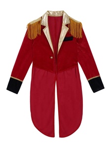 Disfraces de Circo para Niños de 4 a 14 Años, Abrigo de Manga Larga con Solapa y Sombrero de Fieltro para Representaciones Escénicas, Cosplay, Fiestas de Disfraces y Juegos de Rol - Product Image 3