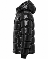 Vestes à bulles personnalisées en polyester/nylon, streetwear homme, vestes matelassées brillantes et chaudes.