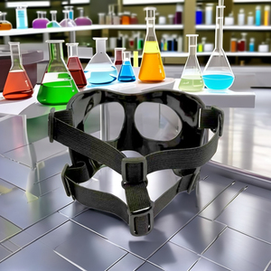 Gafas de Seguridad de Media Montura NBR Resistentes a Químicos OEM/ODM para Taekwondo, MMA, Karate y Sparring - Product Image 1