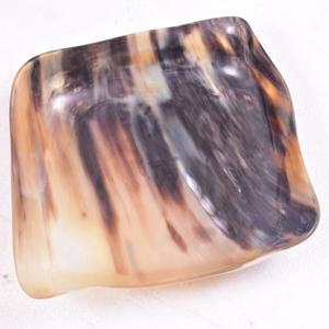 Cuenco de afeitar de cuerno de búfalo de diseño tradicional hecho a mano con mango no apto para microondas para servir postres, ensaladas y alimentos - Product Image 1