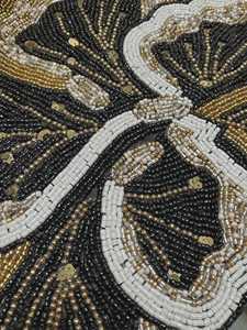 Top Quality Handmade Beaded Flower Table <b>Runner</b> Mats Table Top Cloth for <b>Kitchen</b> Dining Handicraft Beaded Table <b>Runner</b> 36inch - Product Image 5