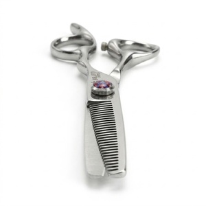 Professional Multi Finish High Carbon Stainless Steel Salon Scissors Hair Cutting <b>Barber</b> Scissor Sharp Blade Tip Beauty Tool <b>Set</b> - Product Image 5