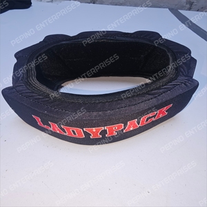 Universal Basketball Protective Non-Slip Adjustable <b>Headband</b> Black Neoprene Heavyweight Screen Printing Sport Style All Seasons - Product Image 4
