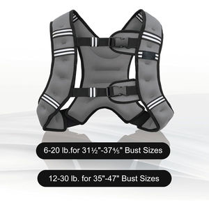 Chaleco con Peso para Entrenamiento en Gimnasio, Ajustable, Distribución de Carga Estable, Construcción Duradera, Opciones de Logotipo Personalizado para Entrenamientos - Product Image 6