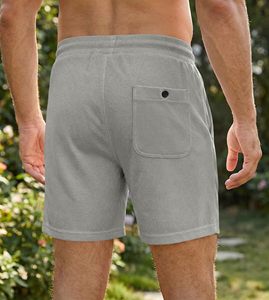 Pantalones Cortos Deportivos de Felpa de Algodón para Hombre, 100% Algodón, Hechos a Medida - Product Image 3