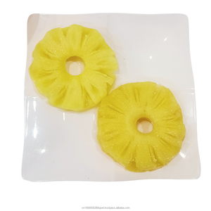 Anneaux d'ananas en conserve de haute qualité à prix abordable, en jus d'ananas, 20oz/30oz/A10, vente chaude de notre usine au Vietnam - Product Image 1