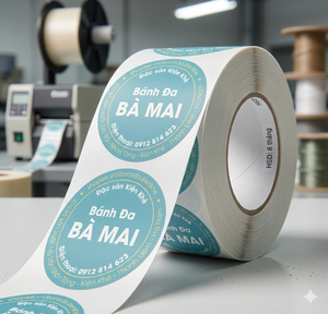 Transparent Waterproof Strong Adhesive Decal Roll <b>Sticker</b> with Custom <b>Logo</b> OEM Vietnam Manufacturer Supplier Factory - Product Image 3