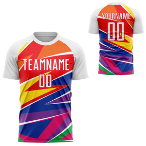 Camiseta de Fútbol Personalizada al por Mayor 2026, Sublimación de Alta Calidad con Nombre y Número, Camiseta de Fútbol para Hombre, Servicio OEM, Diseño Personalizado - Product Image 4