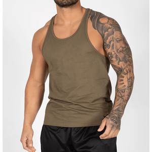 Camiseta sin mangas con capucha para hombre, de punto vintage, transpirable, de malla, cuello redondo, 160g, poliéster, color liso, con transferencia térmica, nueva llegada, personalizada - Product Image 1