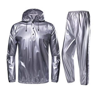 Combinaison de sauna pour homme personnalisée, zippée, pour la perte de poids, la gym, l'entraînement, le fitness, les séances sportives, vêtements de sport performants - Product Image 2