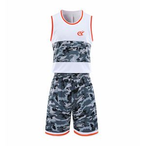 Créez votre propre logo sur un uniforme de basketball respirant en polyester pour hommes - Prix de gros, vente flash - Product Image 1