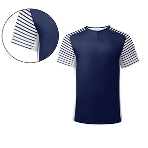 Ropa Deportiva de Diseño Premium 2026, Jersey de Béisbol Sublimado Personalizado OEM, Camiseta de Manga Corta con Patrón en Blanco - Product Image 5