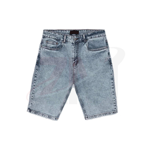 Factory Exporter Premium Custom Men Plain Denim Shorts Classic Cotton Summer Wear Wholesale Manufacturer - Product Image 1