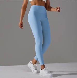 Leggings tricotés pour femmes très demandés avec coutures durables, écologiques et respirants, design taille haute, fournisseurs de haute qualité - Product Image 4