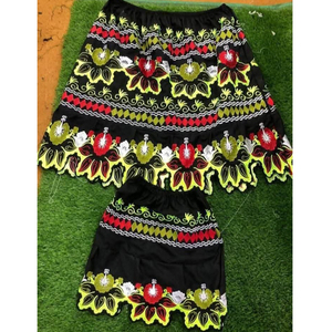 Falda de Talla Grande con Bordado Floral Pohnpei OEM, 100% Algodón, Largo a Media Pantorrilla, Ropa de Mujer, Colección Verano 2026, Faldas Elegantes - Product Image 5