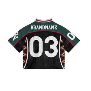 T-shirt en maille rétro, vêtement urbain tendance, tissu doux et aérien, design rétro, style estival léger - Product Image 2