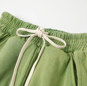 Shorts pour hommes de style actuel, en toile 100% coton, effet délavé, haute qualité, sur mesure, vêtements décontractés - Product Image 4