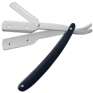 มีดโกนหนวดแบบเปลี่ยนใบมีดได้ พับเก็บได้ สำหรับโกนหนวดโดยช่างตัดผม - Product Image 3