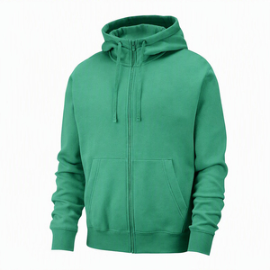 Custom <b>Yellow</b> <b>Men</b> Full Zip <b>Hoodie</b> Front Pocket Drawstring Hood Fleece Sweatshirt Wholesale Streetwear Apparel Supply Bulk B2B - Product Image 3