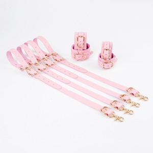 Hot Sale Genuine Leather <b>Bed</b> <b>Restraints</b> Harness Straps Set Adjustable Bondage Cuffs Adult Accessories RTTS-0117 - Product Image 1