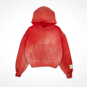 Sudadera con Capucha de Algodón Lavado al Ácido para Mujer, Sudadera de Felpa Premium con Diseño Holgado y Cómodo para Colecciones de Ropa Urbana - Product Image 1