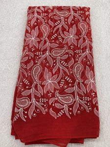 Malty embroidery fabric <b>sequin</b> fabric mesh fabric digital print fabric for african fashion garment production buyer export trade - Product Image 4