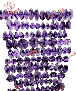Wholesale Price FAIJAN GEMS Natural Purple Star <b>Amethyst</b> Cabochon AAA Quality Loose Gemstone Jewellery Making Rajasthan Third - Product Image 3