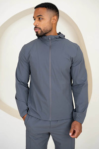 Custom Logo Premium Technical Navy Men's Windbreaker <b>Jacket</b> Lightweight Waterproof Outerwear Sporty & Running Windbreaker <b>Jacket</b> - Product Image 3