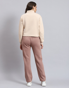Conjunto Deportivo de Mujer en Color Sólido, Manga Larga, Cierre Frontal con Cremallera, Ropa Casual para Otoño, Pantalones Deportivos Transpirables de Poliéster y Algodón - Product Image 3