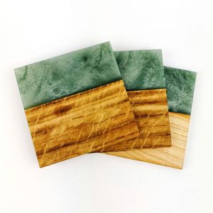 Classic Wooden & Resin <b>Heat</b> Resistant Round <b>Coaster</b> 4mm Thick - Product Image 2