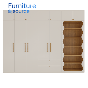 Modern Stylish Wooden <b>Wardrobe</b> Vietnam Manufacturer Direct Supply Storage <b>Cabinet</b> for Hotel Bedroom Apartment Home Furniture - Product Image 2