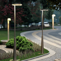 Lampe de jardin LED moderne et minimaliste de 3 m, en aluminium moulé sous pression, pour villa