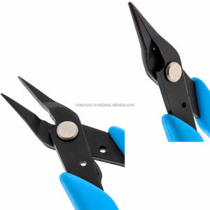 Pince à bec de chaîne à action parallèle de 7 pouces en acier inoxydable de haute qualité avec logo personnalisé, outil de fabrication de bijoux DIY, emballage personnalisé - Product Image 2