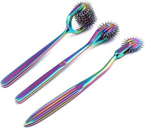 Instrumentos de Diagnóstico Neurológico de Alta Calidad, Rodillo de Martillo Wartenberg de 5 Pines, de Acero Inoxidable - Product Image 2