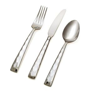 Elegant Minimal Design Metal Cutlery Set Smooth <b>Flatware</b> Perfect For Contemporary Dining Tables And Stylish Kitchen Interiors - Product Image 4