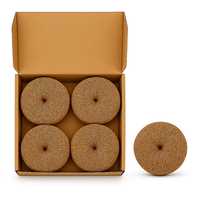 Éponge à vaisselle en fibre de coco naturelle |   Éponge super absorbante écologique, durable, biodégradable, sans plastique, non toxique