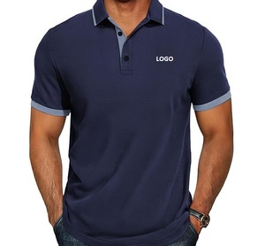 Polo homme sur mesure, confortable et facile à porter, en coton doux et à manches courtes, disponible. - Product Image 4