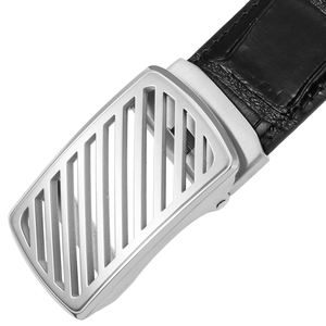 Cinturón de Cuero Genuino de Vaca para Hombre, Calidad Premium, Casual, Longitud Ajustable, Hebilla de Acero, Ecológico, Resistente y Duradero - Product Image 4