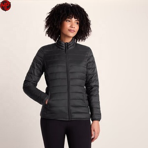 <b>Women's</b> <b>Lightweight</b> Quilted Puffer Jacket Zip Up Stand Collar Waterproof Breathable Winter <b>Coat</b> for Outdoor Travel Jacket - Product Image 1