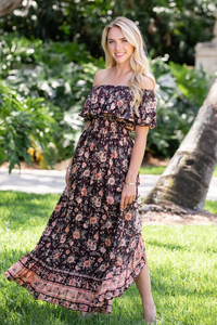 2024 nouveautés été mode vêtements femmes décontracté bohème Floral longue Maxi robe cravate teinture Boho gitane Chic satin soie tissu - Product Image 5