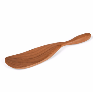 Lightweight <b>Wooden</b> Spatulas <b>Spoon</b> <b>Set</b> of 2 Kitchen Utensils for Baking and Cooking at wholesale - Product Image 3