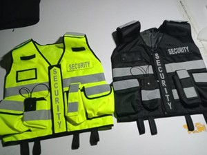 Hi Vis Reflective <b>Safety</b> Vest Guard Uniform Use Workplace Community <b>Safety</b> Vest Multi Pocket Customized Tactical Security Vest - Product Image 5