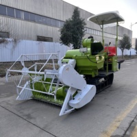 Moissonneuse-batteuse multifonctionnelle mini 25 CV avec transmission par engrenages pour la récolte du riz, du blé et des céréales