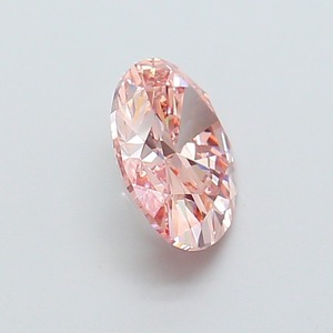 Diamant rose ovale de 1,77 carat, fantaisie, brun-rose vif, cultivé en laboratoire (CVD), clarté VS1, excellente taille, éthique, diamant rose en vrac - Product Image 4