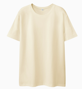 T-shirt unisexe en coton pur, col rond, coupe classique, logo brodé personnalisé, impression sérigraphique, style streetwear - Product Image 2